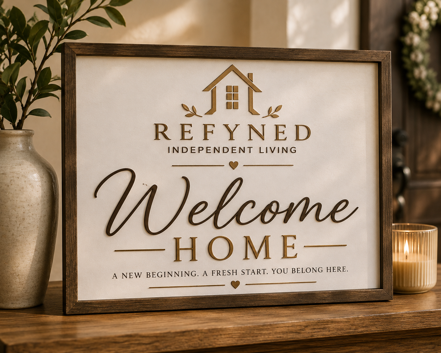 Geometric drawing of an outline square with sections divided by vertical, horizontal, and diagonal lines.