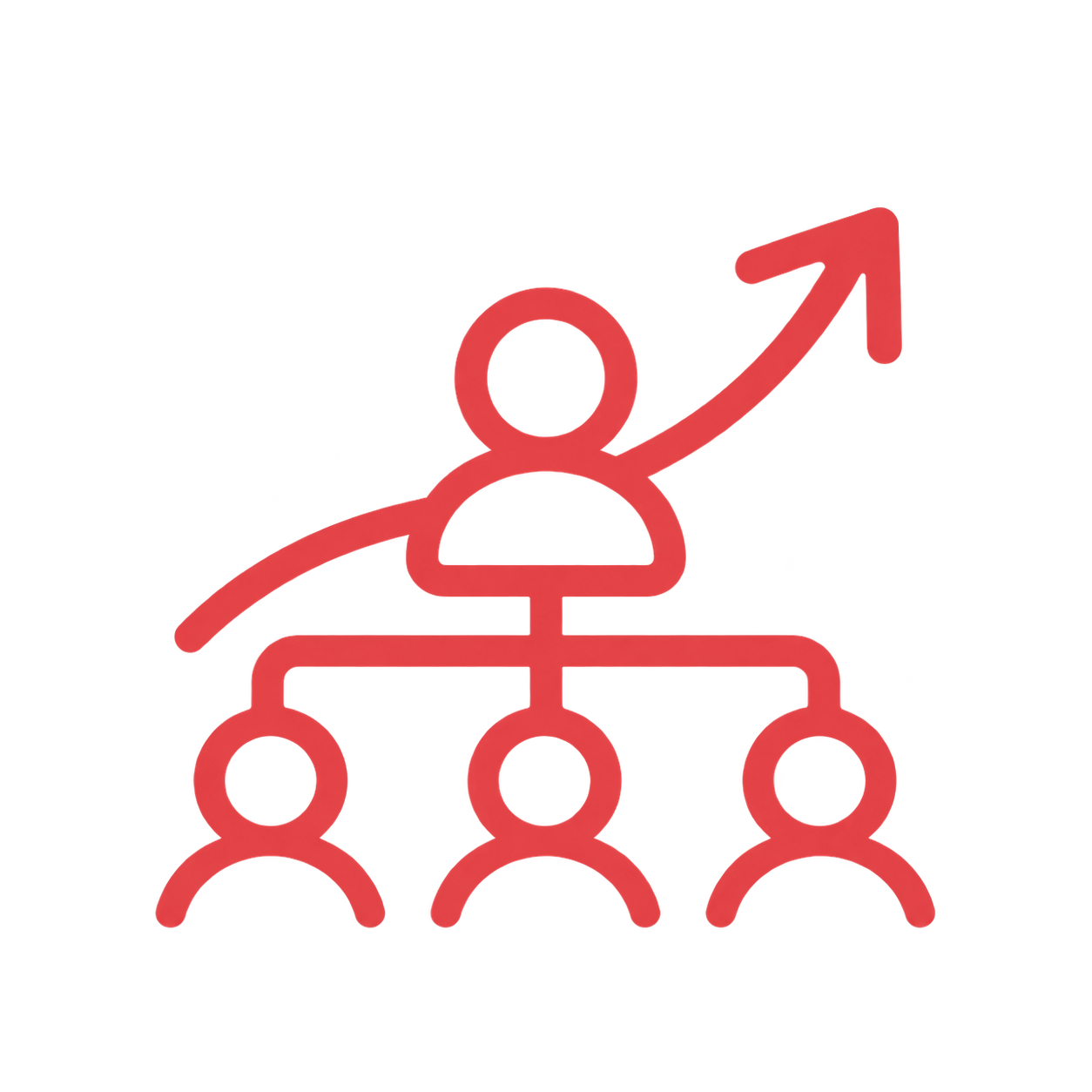 Strategy and organizational development icon.