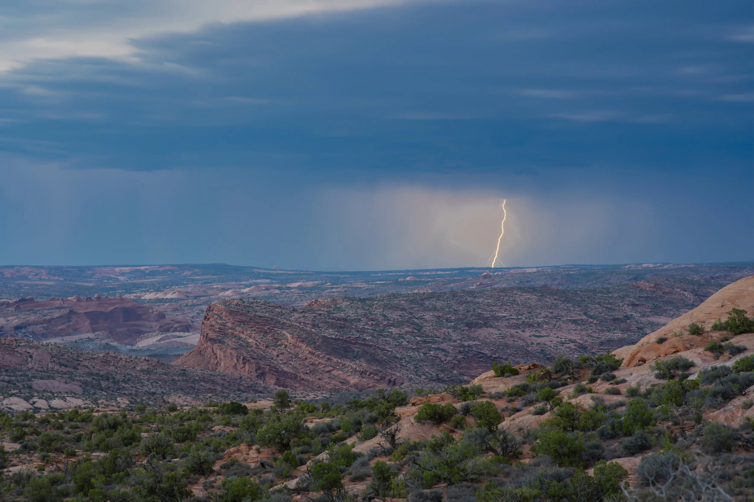 Lightning in the Canyon
