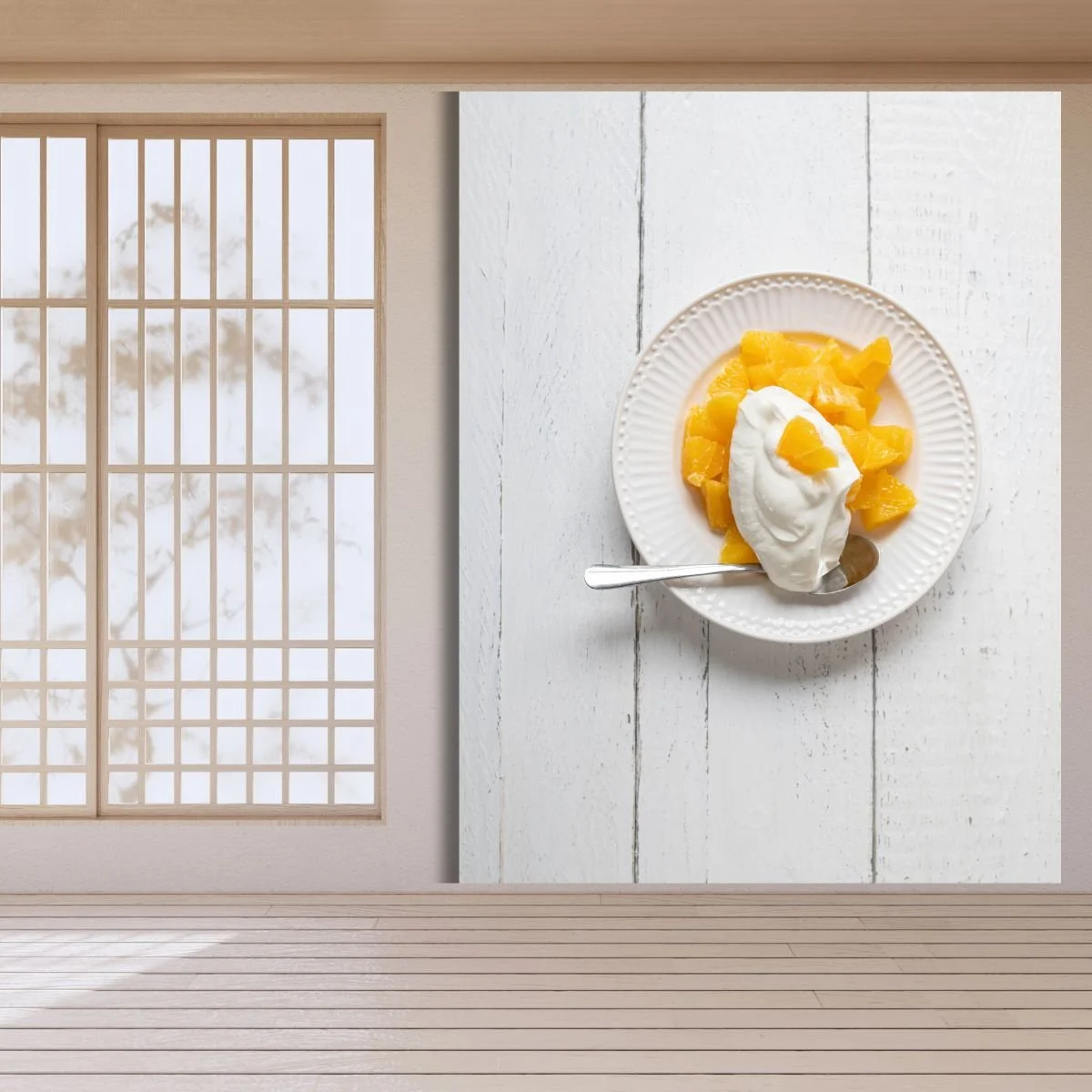 Wunderschöne Wand Deko für Ernährungsberatung und im Fitness Bereich