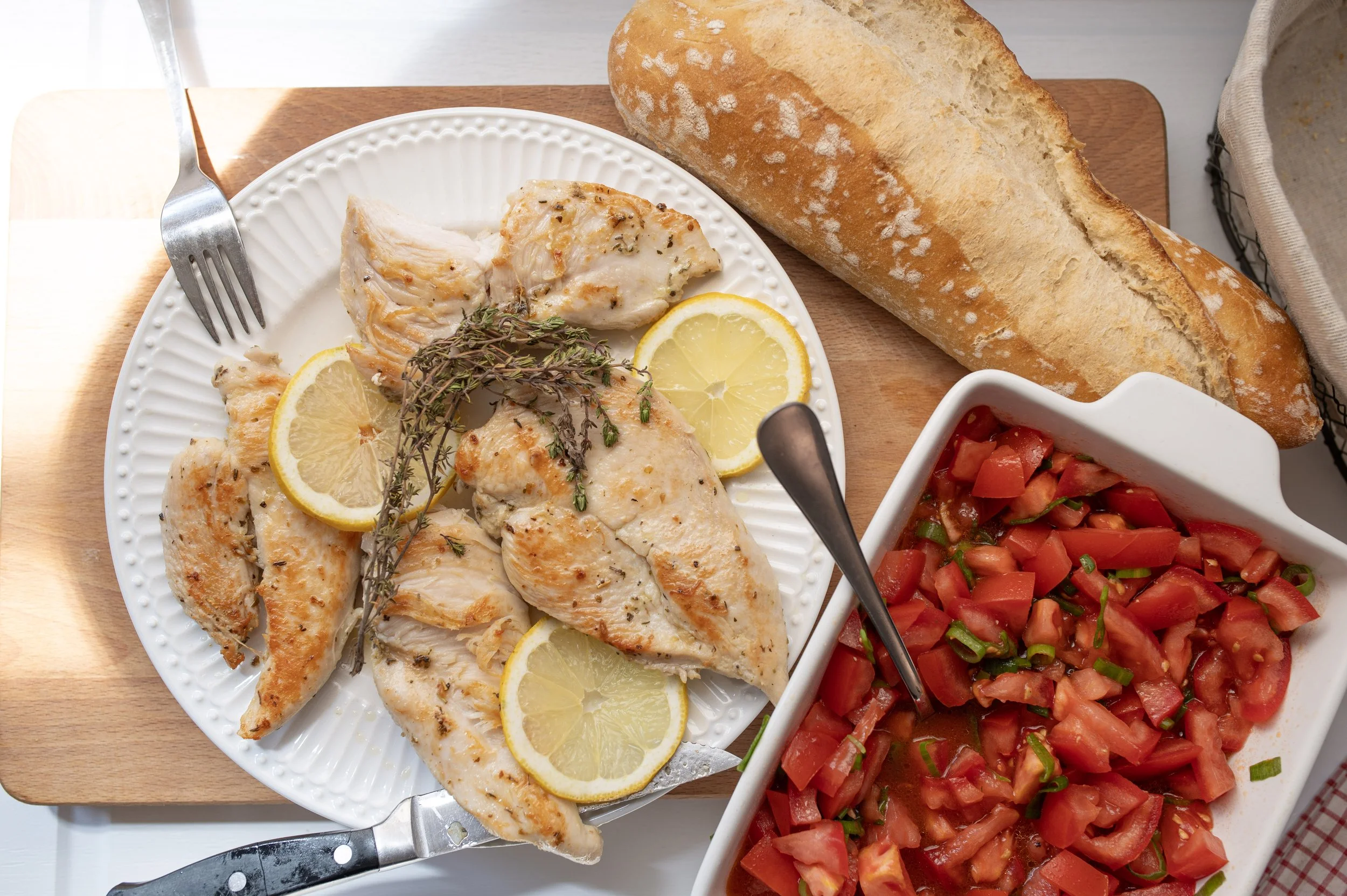 Marinierte Hähnchen Steaks aus der Hähnchenbrust - zart, saftig und lecker