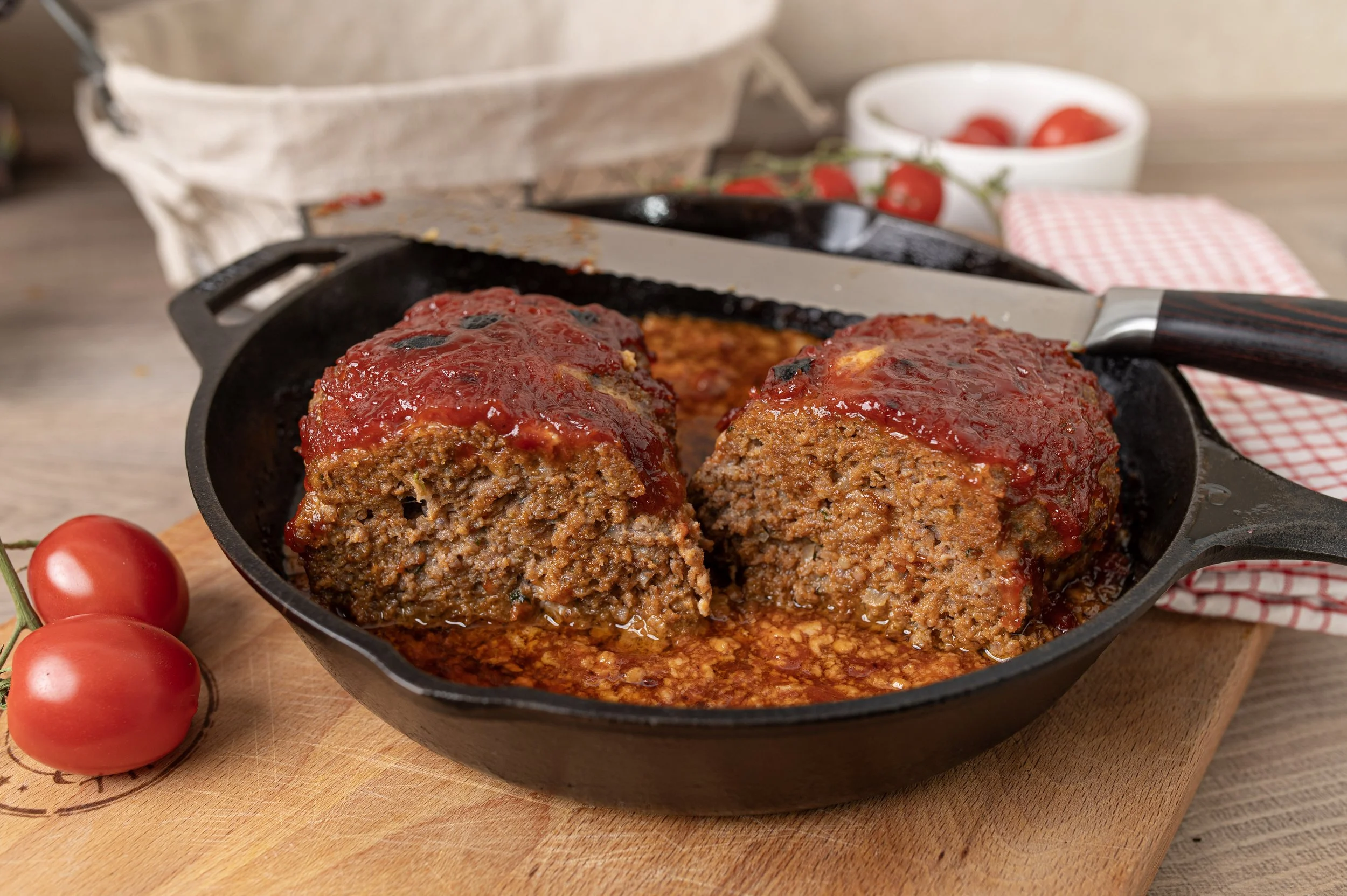 wunderbarer amerikanischer glasierter Hackbraten - sehr einfaches Rezept