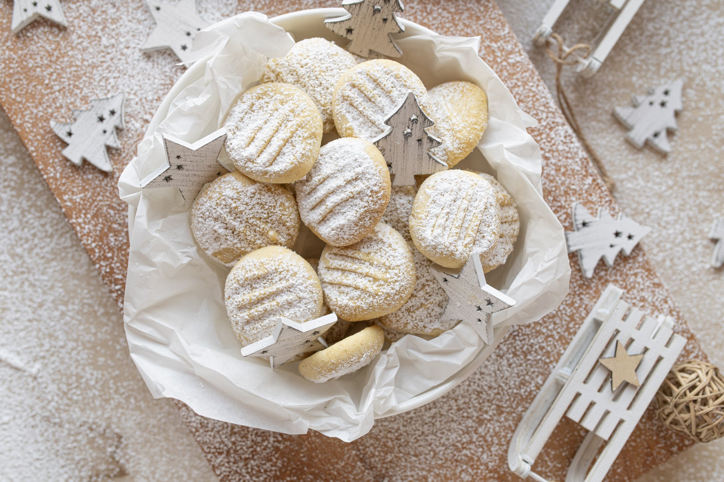 Einfache Puddingplätzchen – Buttrig, zart und mit feinem Vanillearoma - Weihnachtsbäckerei