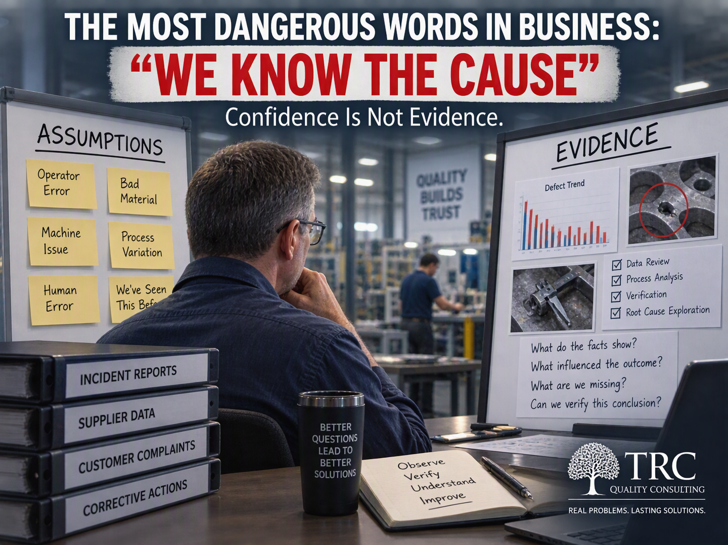 The Most Dangerous Words in Business: "We Know the Cause"