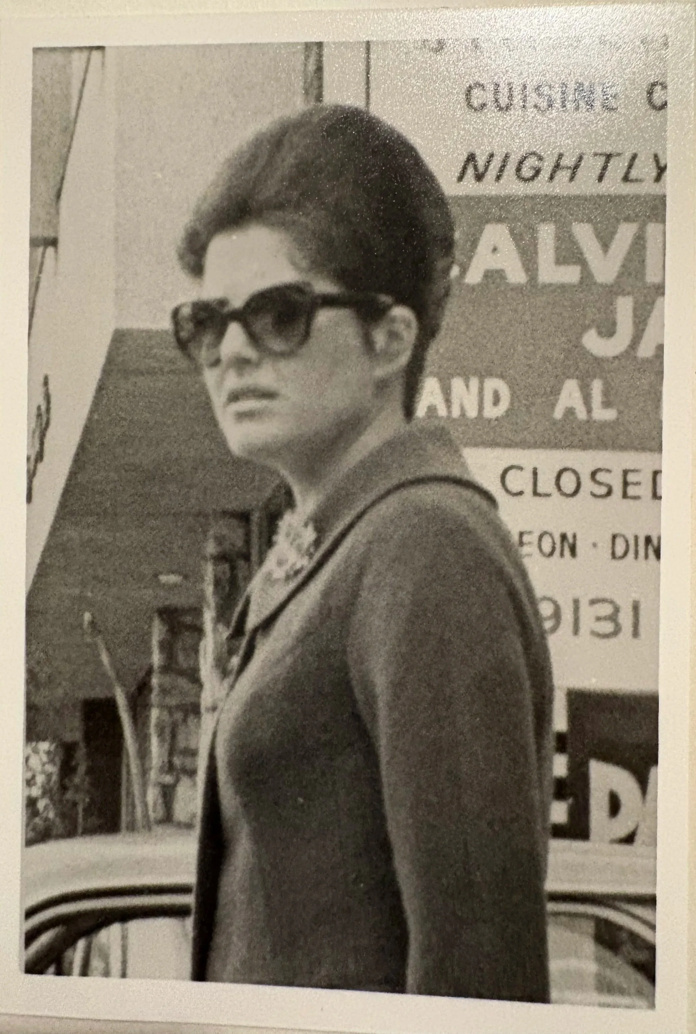 FBI surveillance photo of Judith Campbell, March 20, 1962.