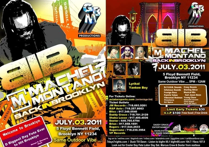Machel Montano Back in Brooklyn at Floyd Bennett Field | 2011