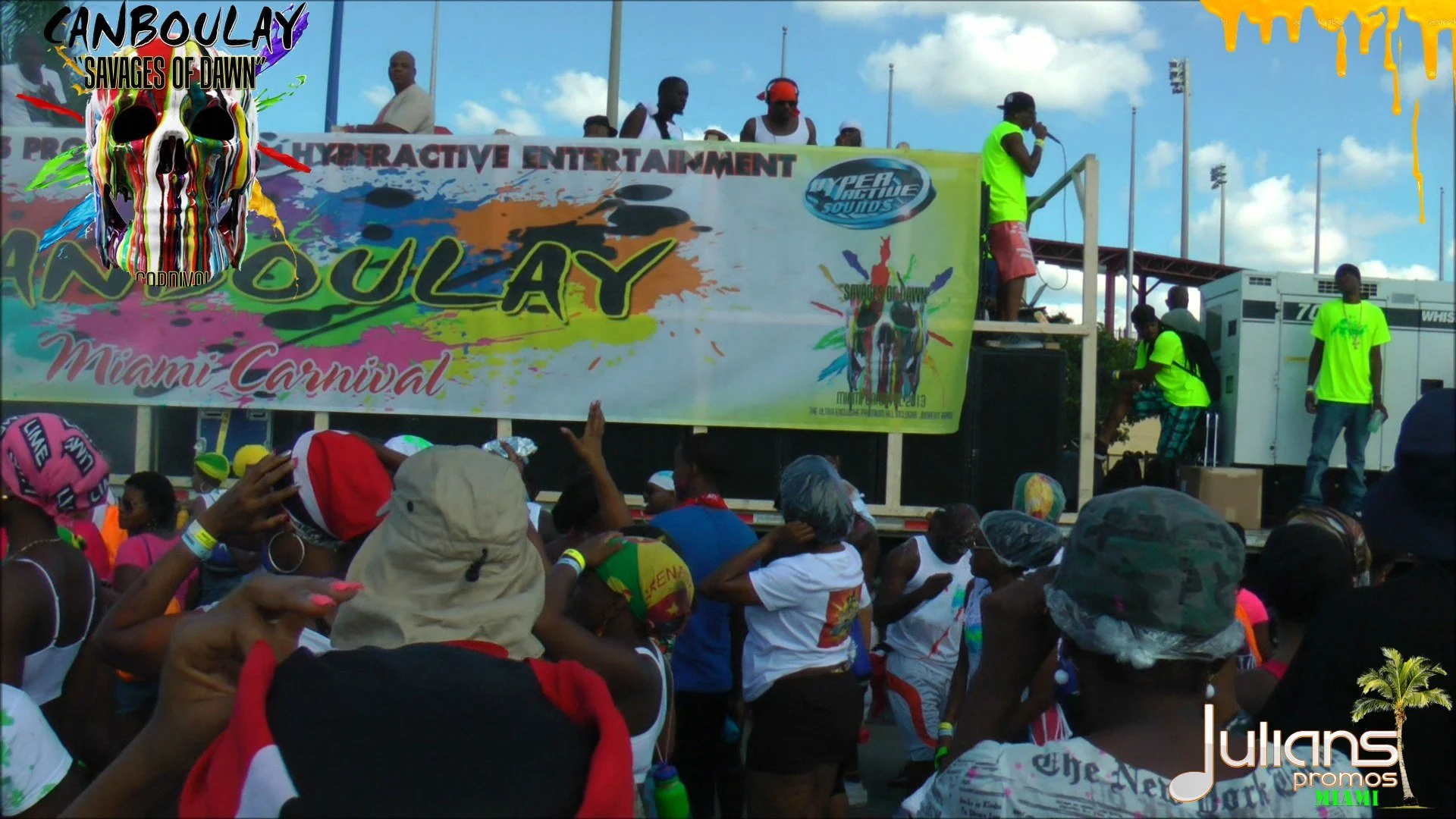 Canboulay Miami Carnival J’Ouvert 2013: Savages of Dawn on the Road