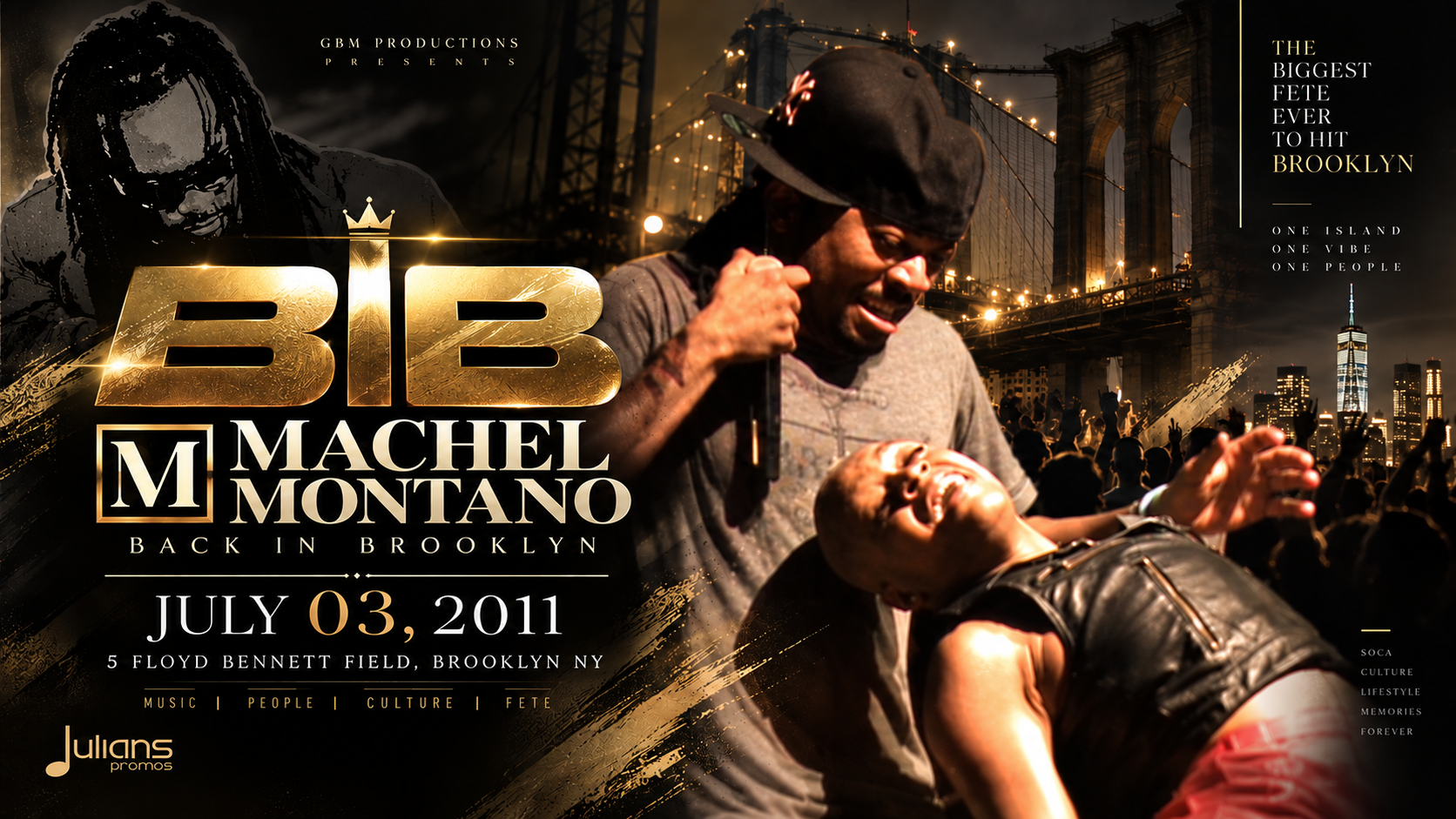 Machel Montano Back in Brooklyn at Floyd Bennett Field | 2011