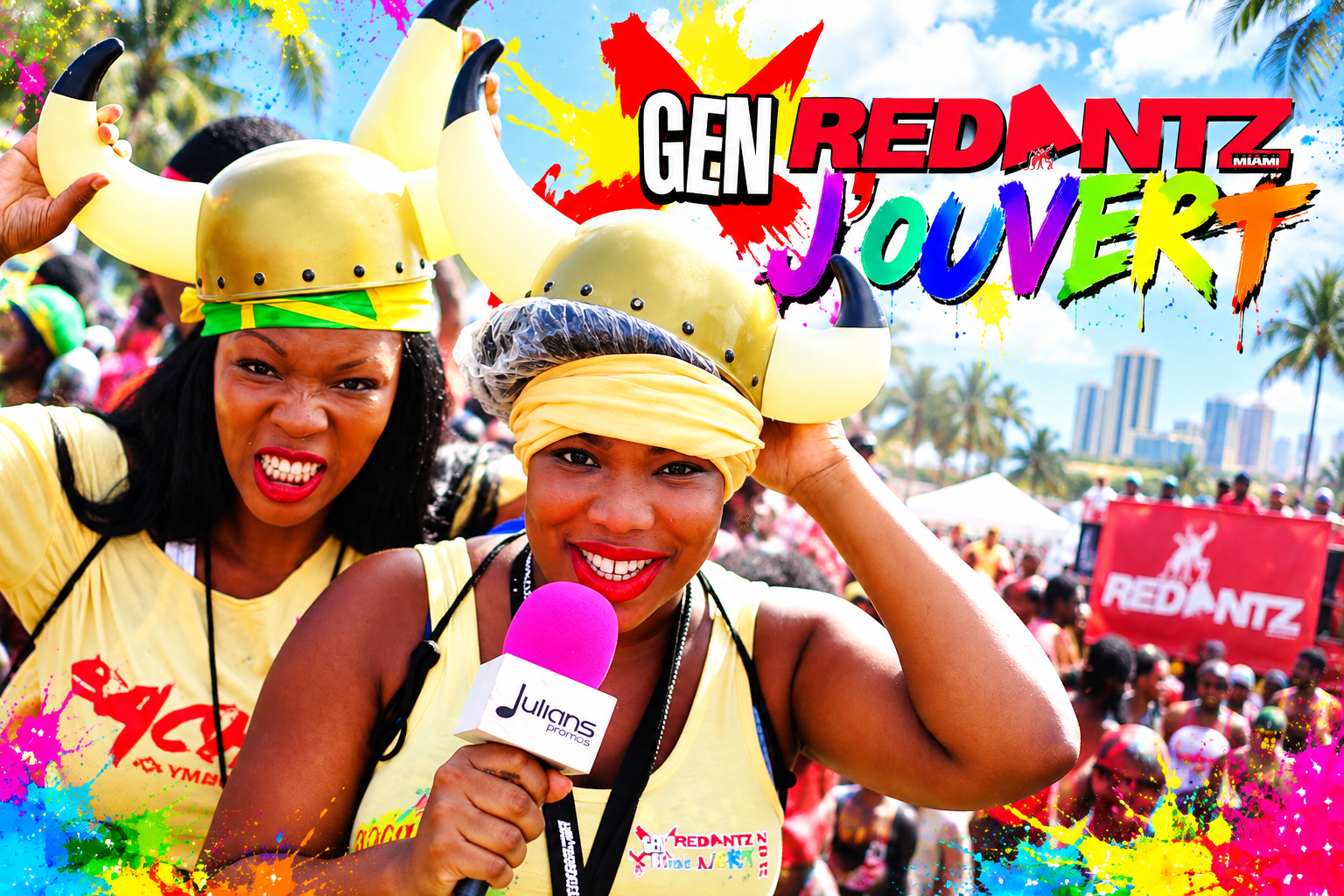 Miami Broward Carnival Official J’Ouvert 2015: On the Road With GenX RedAntz