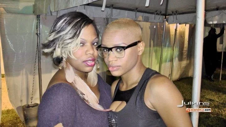 Sheniele Vivaa Dodson with Britney Dookie at the 2011 Girl Power Miami Carnival.jpg