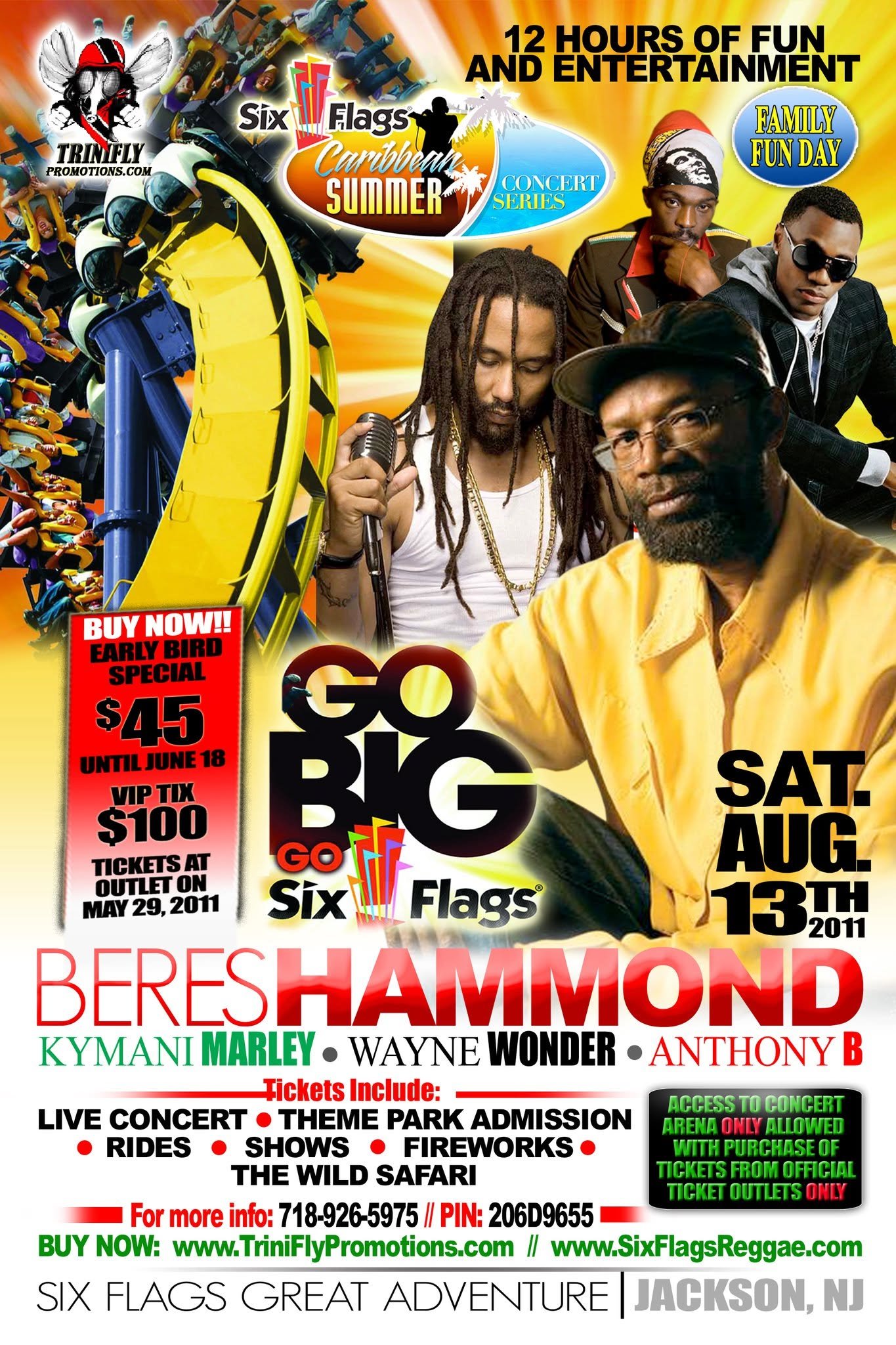 2011 Six Flags Caribbean Summer Concert Series