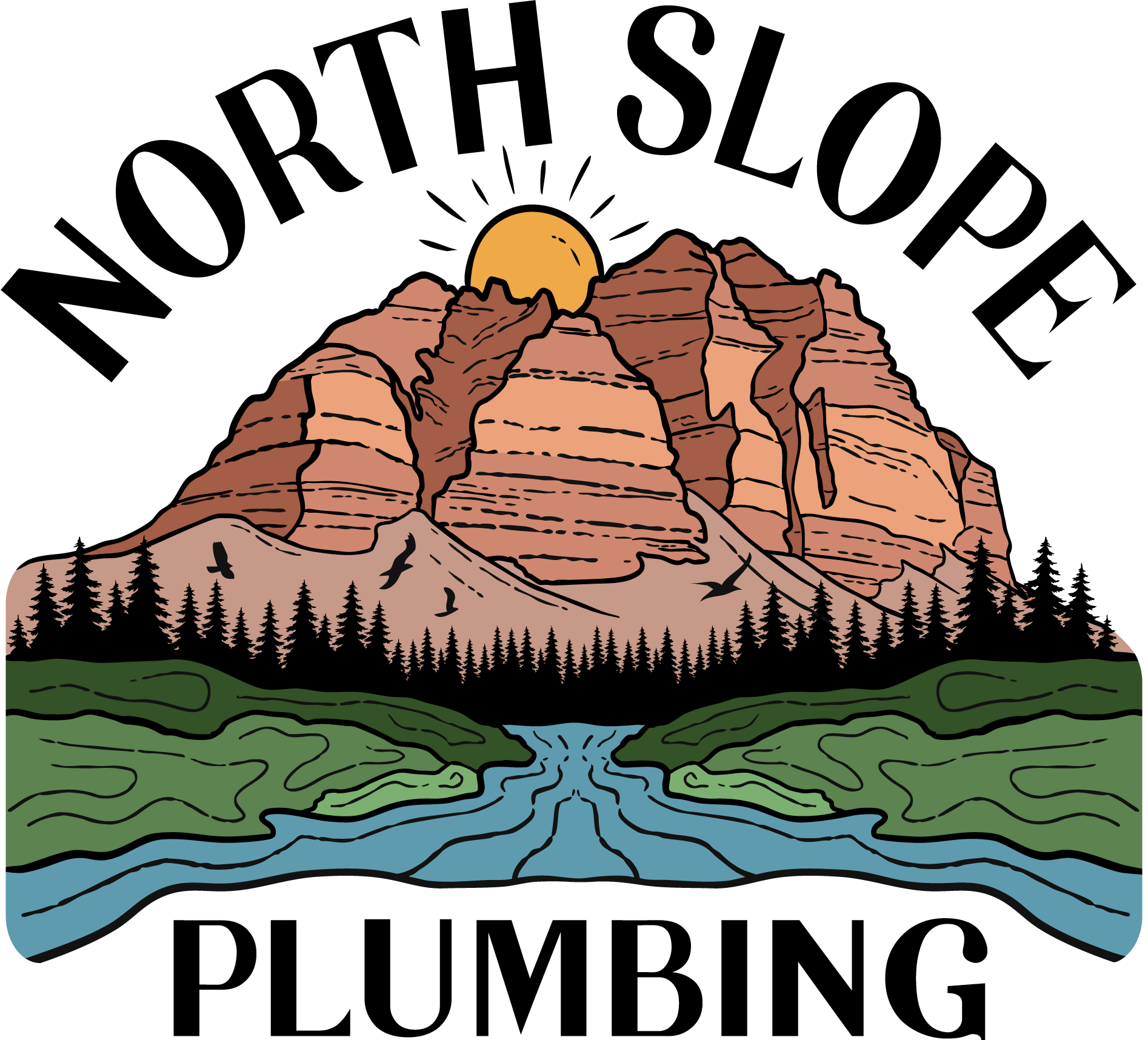 North Slope Plumbing Logo North Slope of the Uinta Mountains