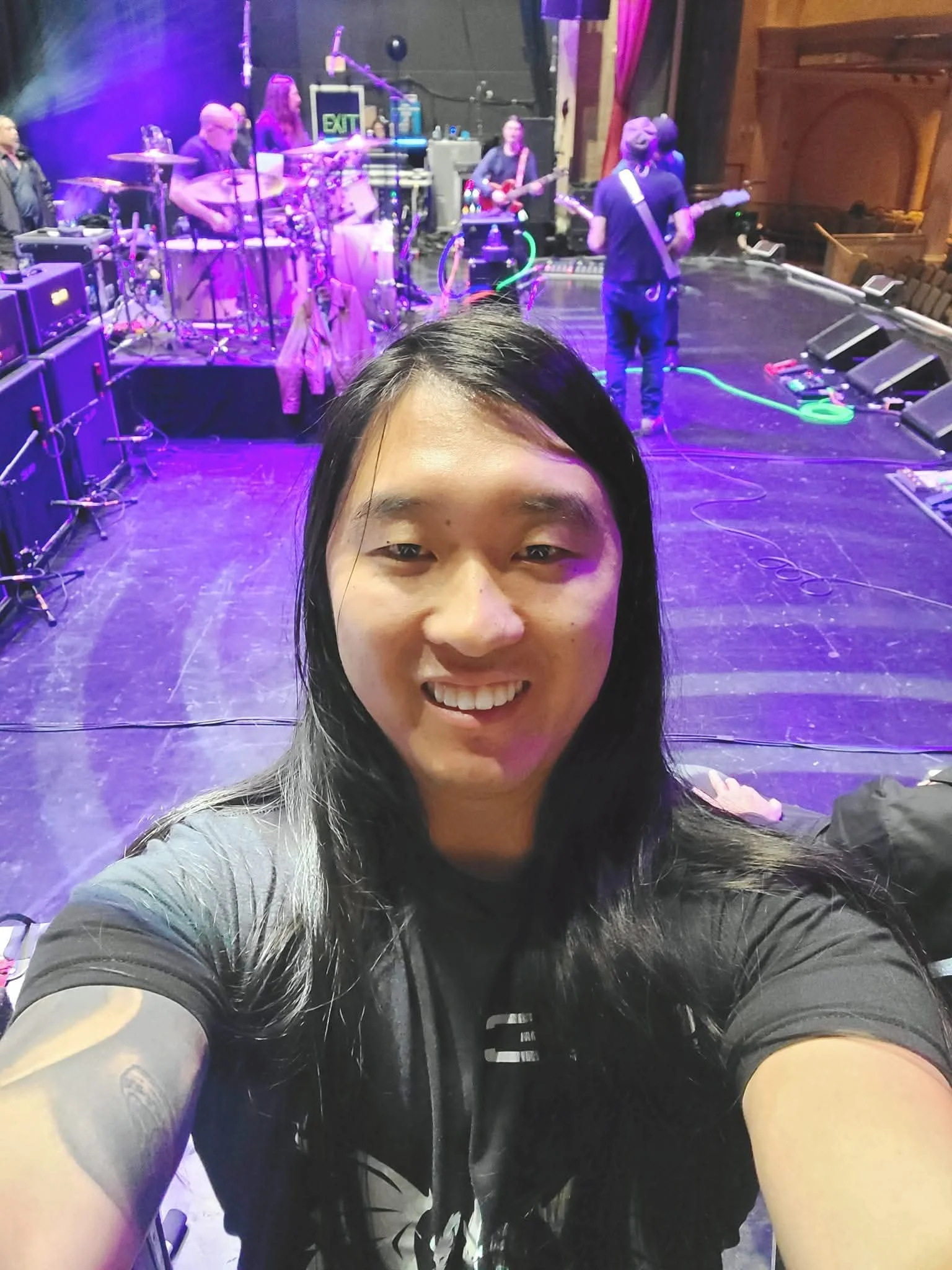 Side Stage Satch Vai Tour 2024- Modding Joe's amp