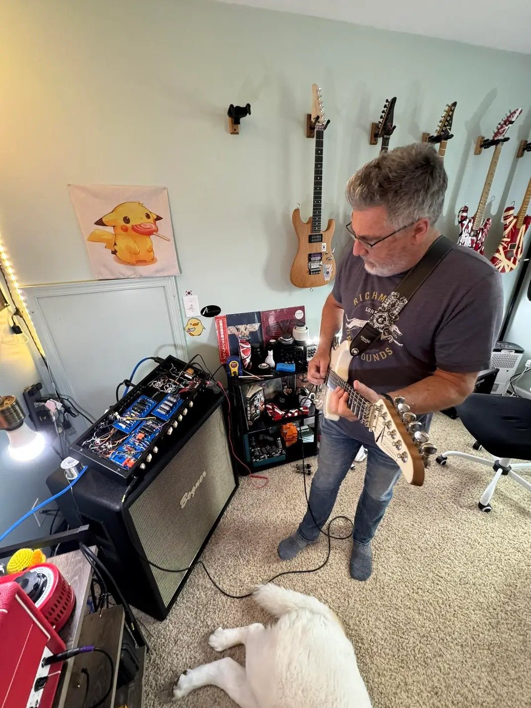 Modding amp for Michael Britt (Lonestar)