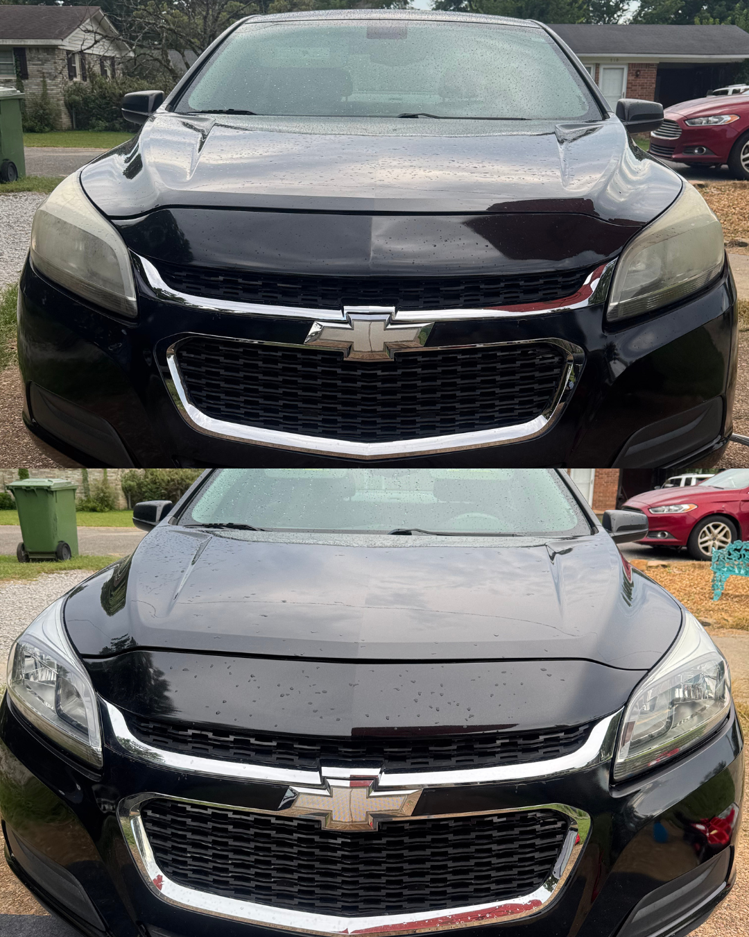 before and after headlight restoration muscle shoals AL