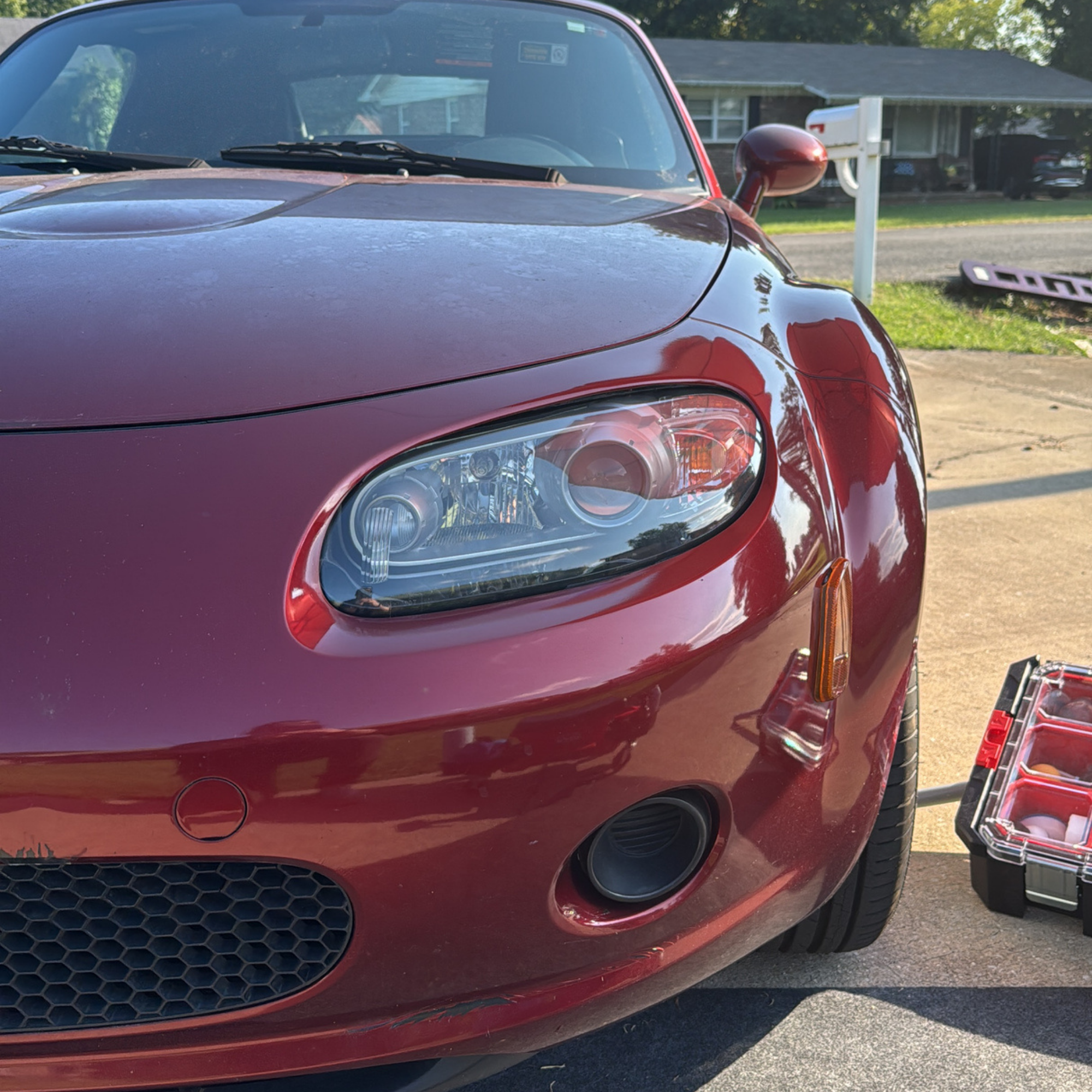 Mazda Miata  Headlight Restoration Muscle Shoals Alabama