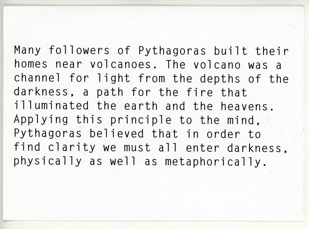 Card from "Ode to fire" performance, 2018 (Copy)