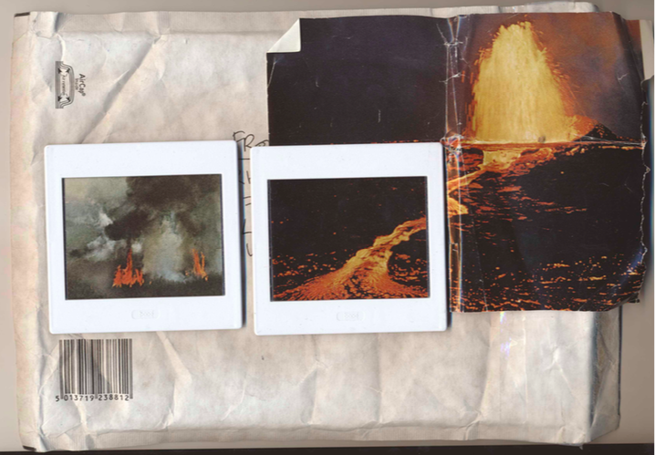 Me sending volcano extracts to Berglind, Arts Territory Exchange, 2018-2022 (Copy)