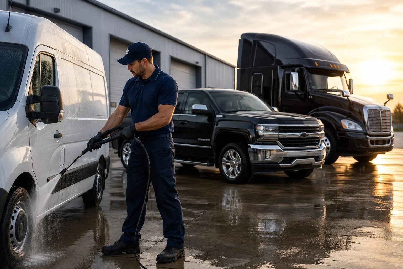 Big Oasis commercial fleet detailing service