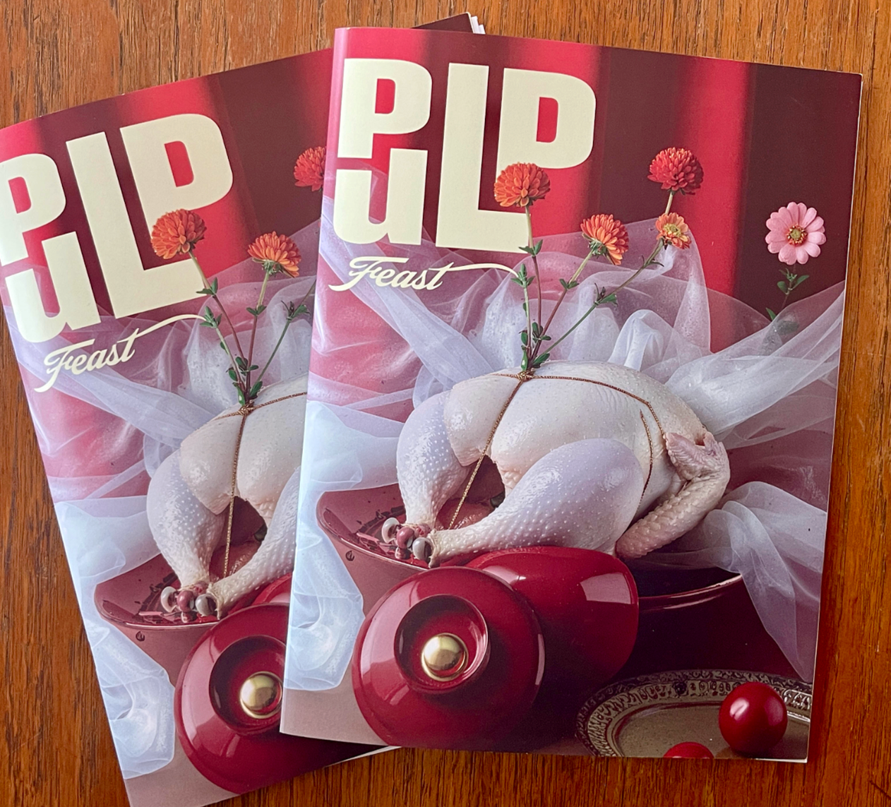 "Pulp: Feast" is a published magazine that I helped create from start to finish. The concept of the magazine, layout of each page, and proofing before sending it to print was carried out by myself and my classmates under the supervision and support o