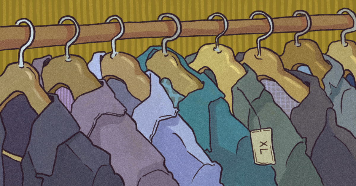 Illustration for "The Petite Man’s Search for Menswear" 