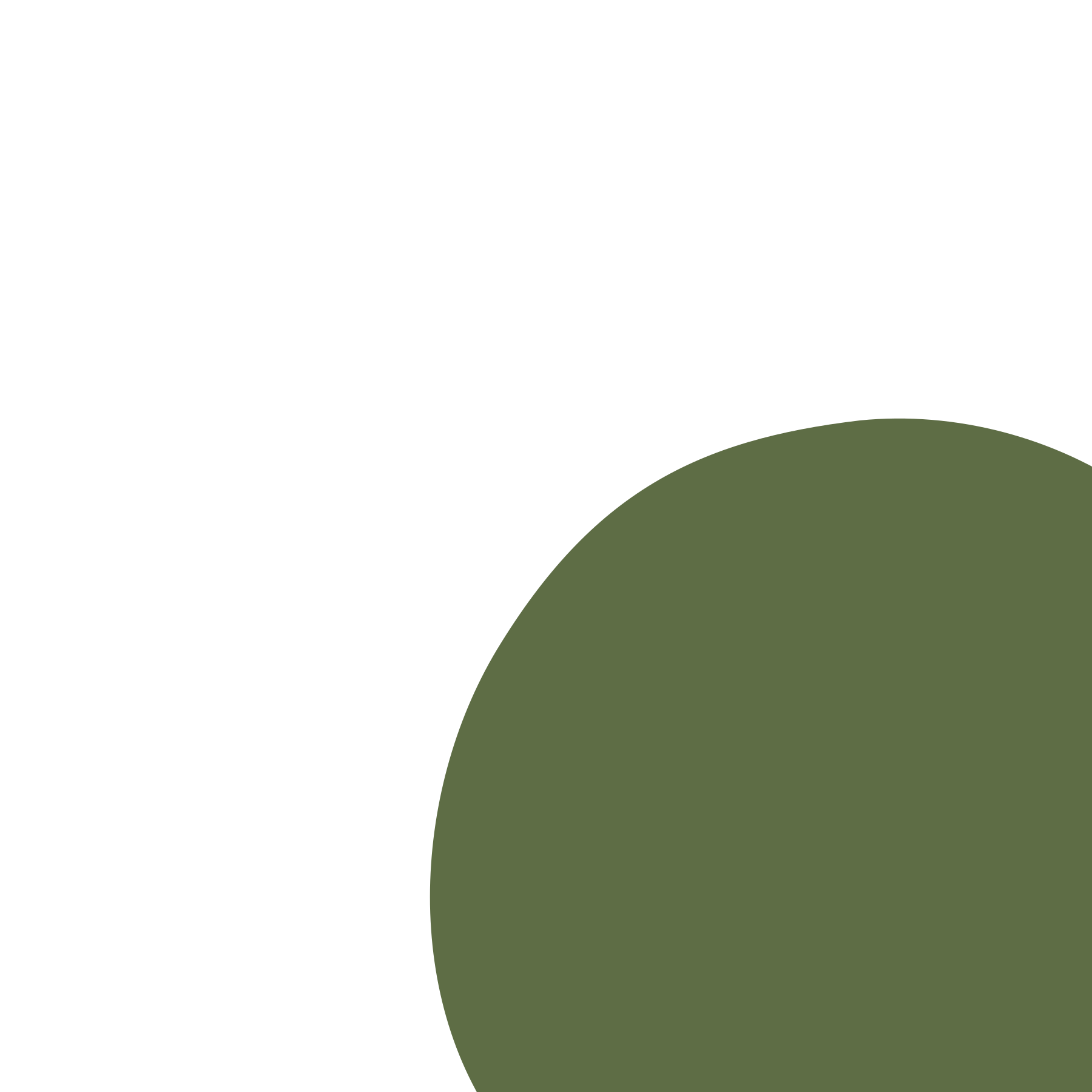 A green abstract shape.