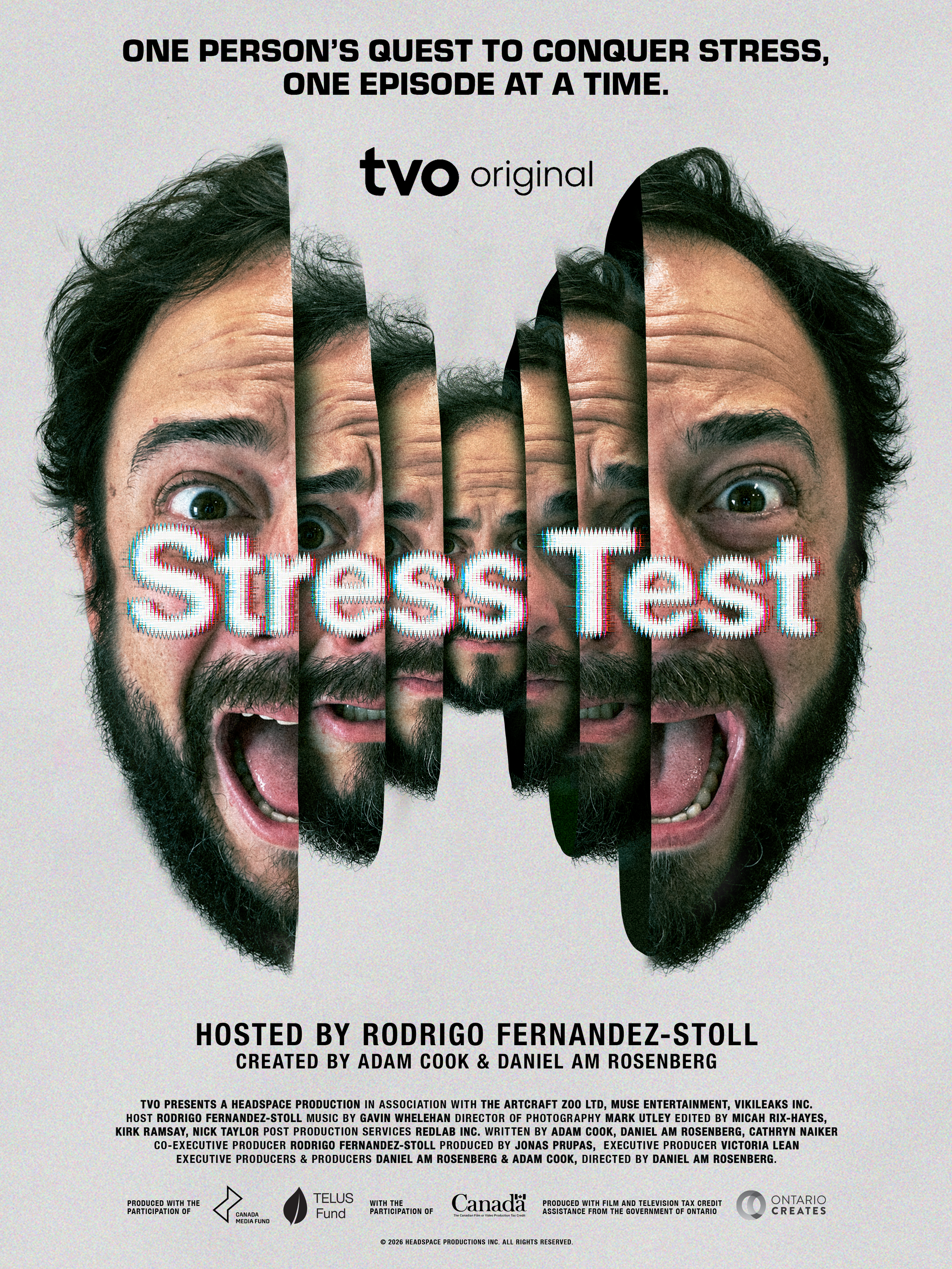 Stress Test - TVO (2026)  Co-Creator, Writer, EP