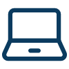Icon of a laptop computer