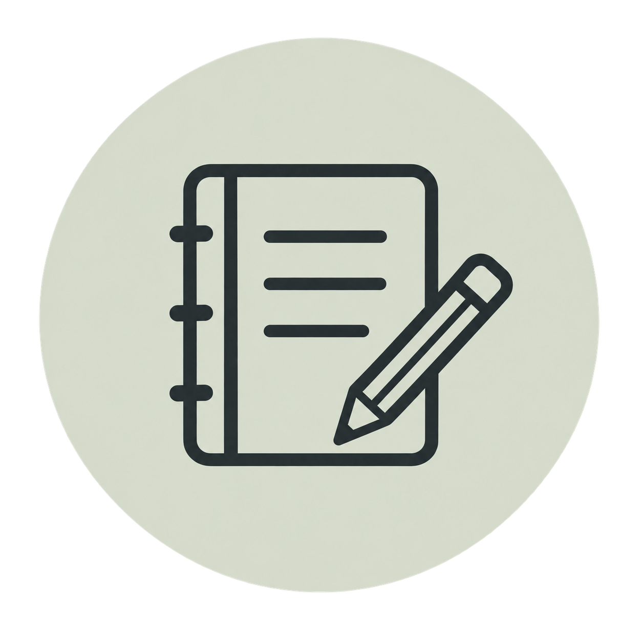 Illustration of a journal