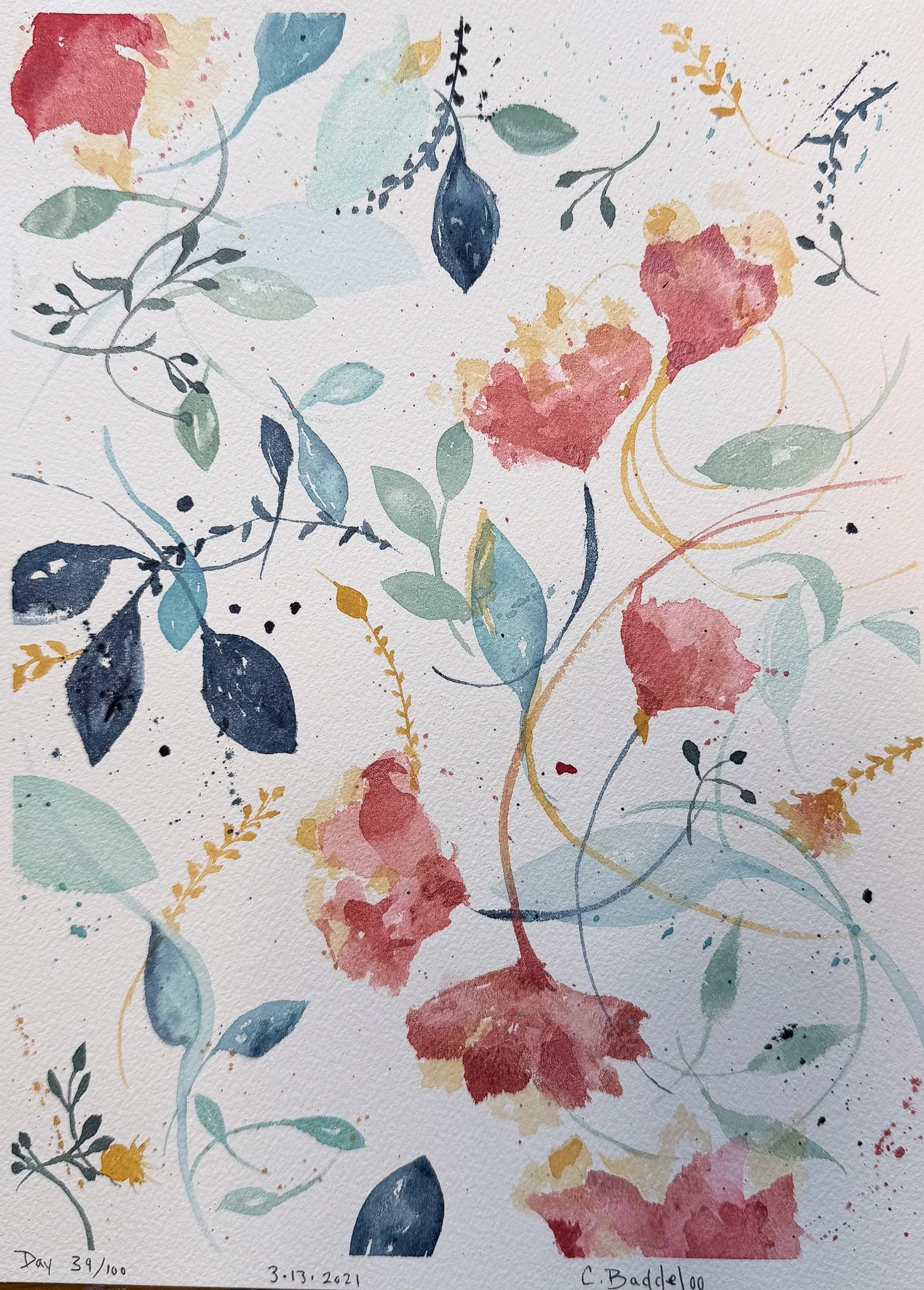 Loose Florals #1