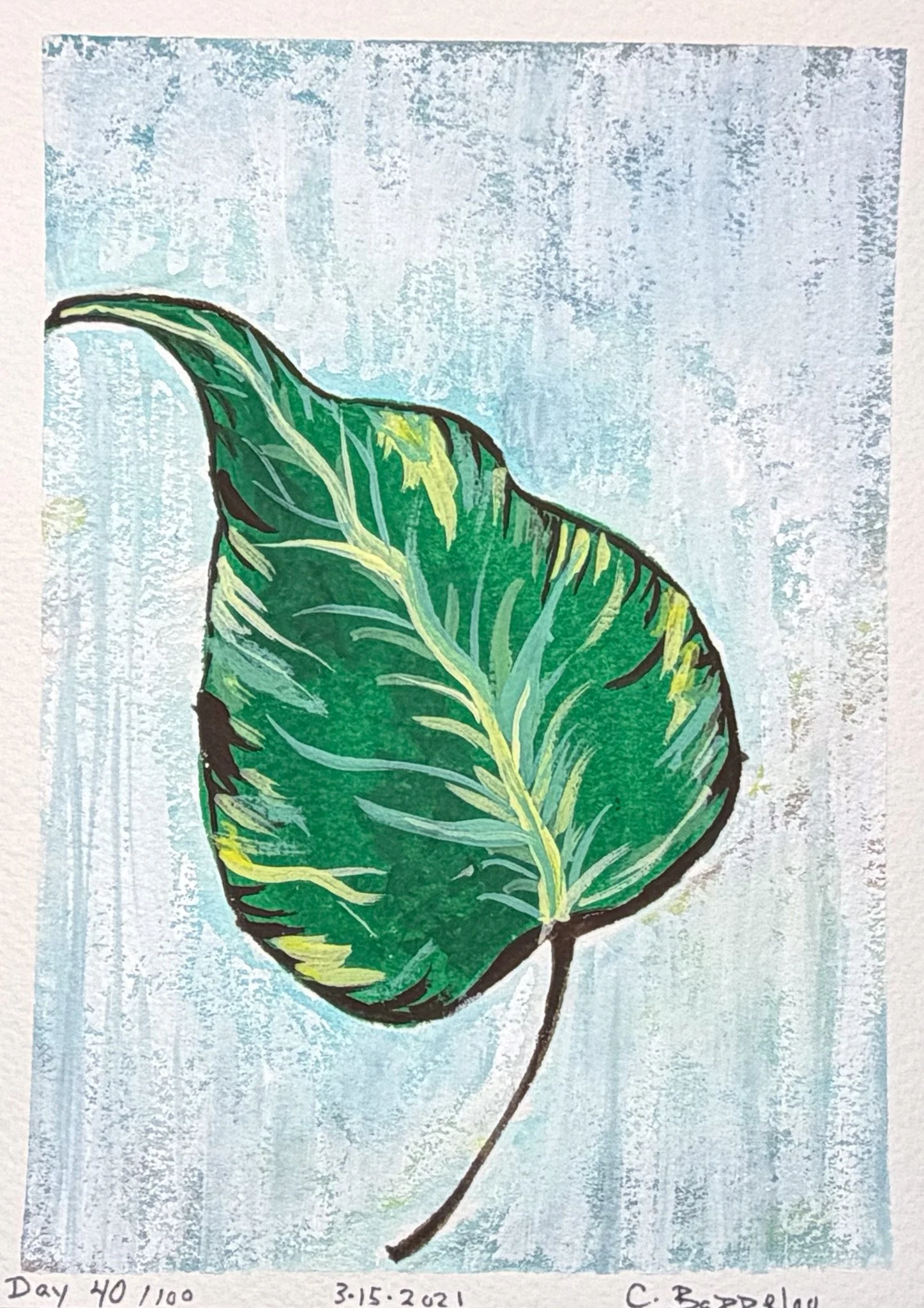 Textured Leaf