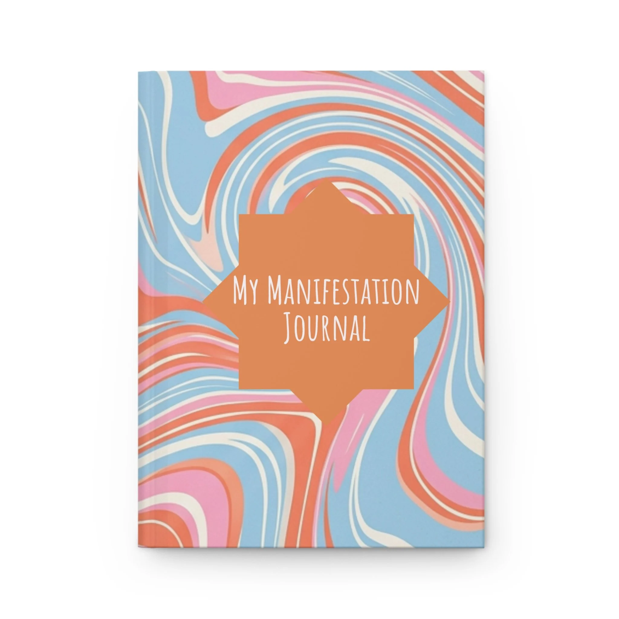 Manifestation Sunset Hardcover Journal. Notebook to Write and Manifest Desires. Gift for Reflective Friends.