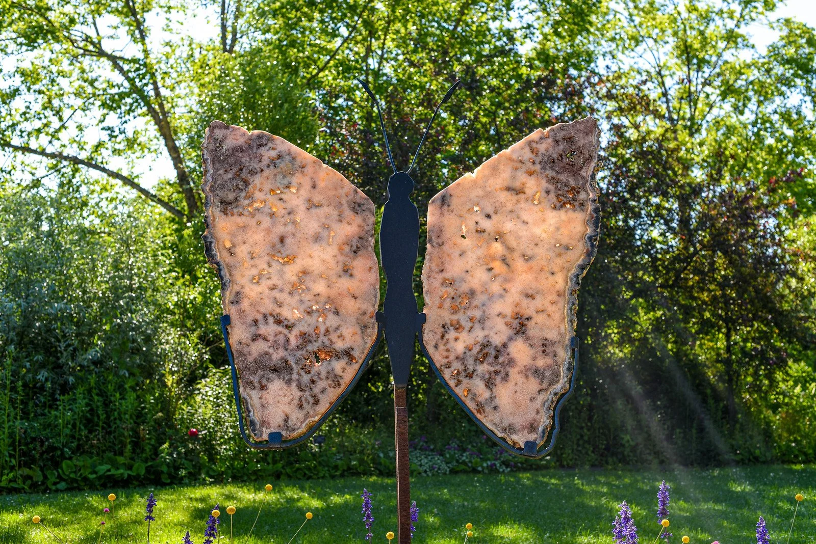 Pink Amethyst Butterfly #1