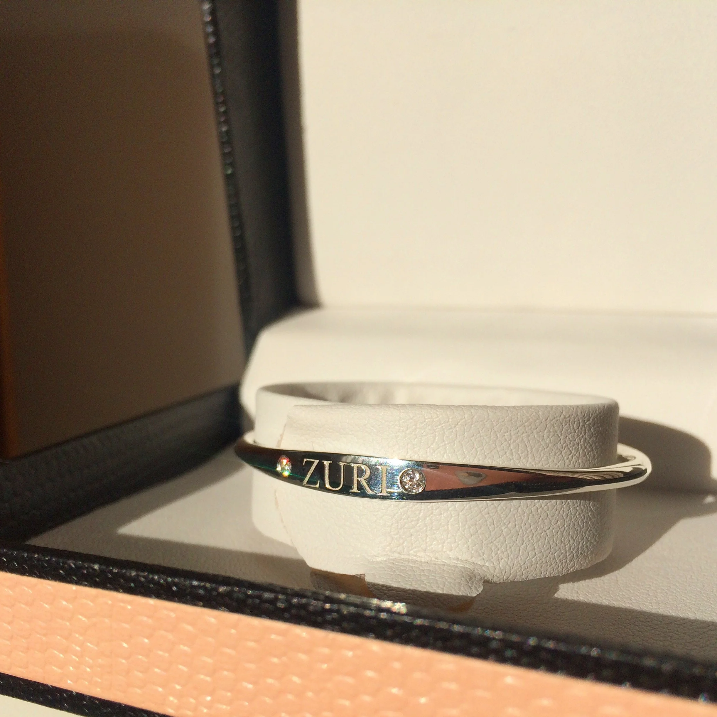 Child's Bangle with name engraved & birthstones set