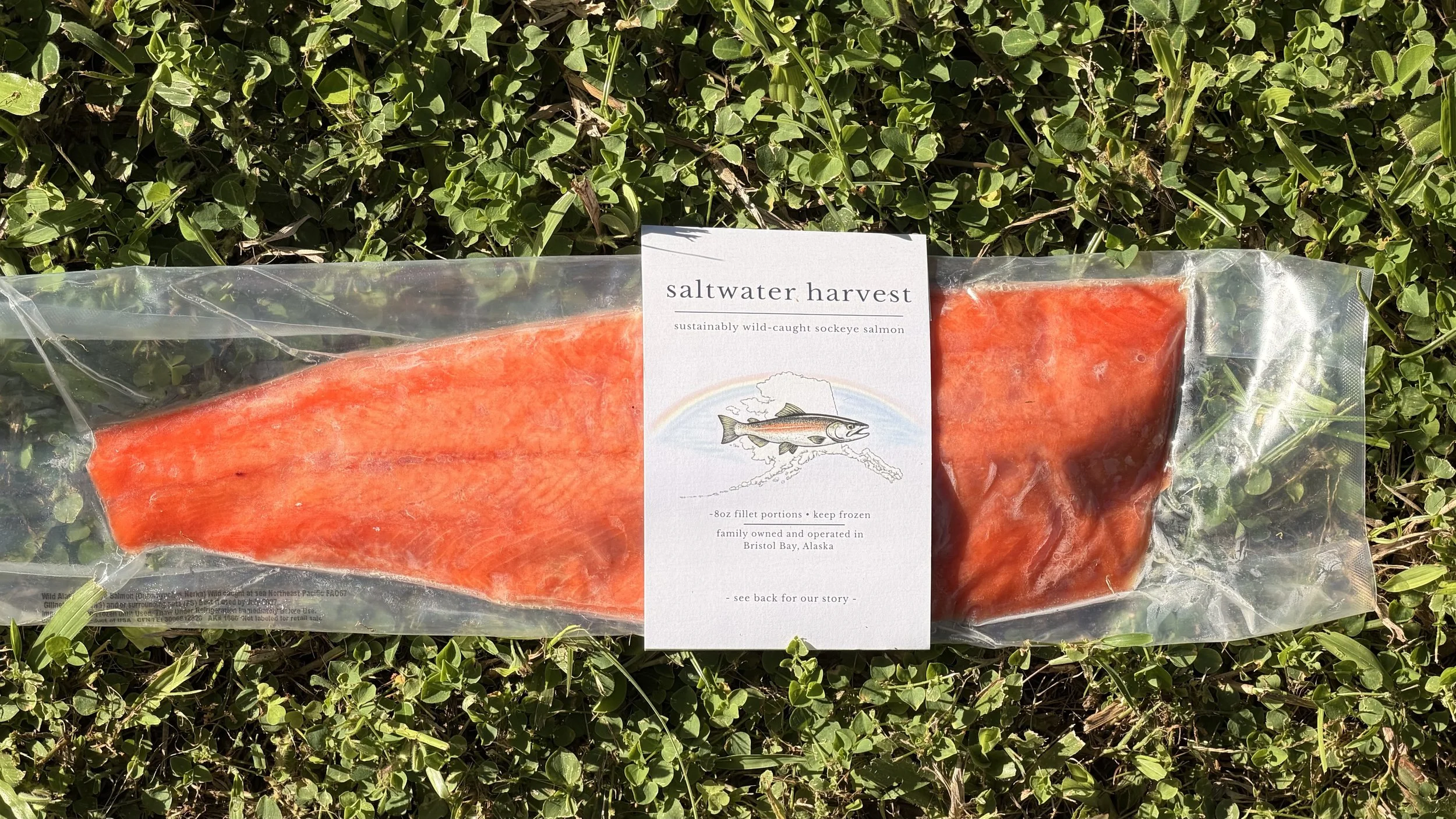 wild-caught salmon fillet (per pound)