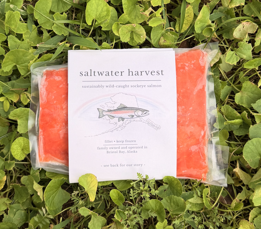wild-caught salmon portions (~8oz)