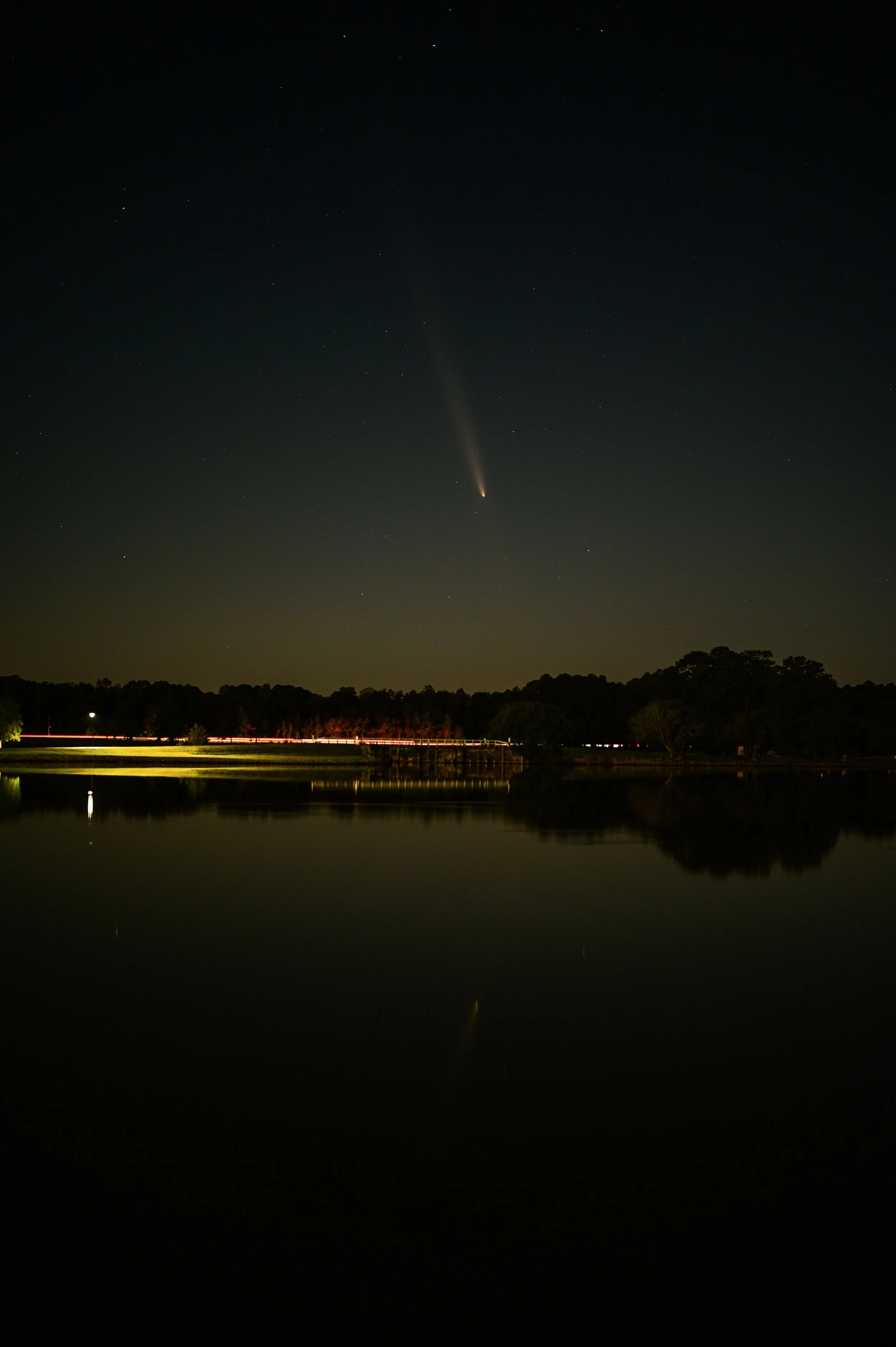 20-comet & reflection over bridge.jpg