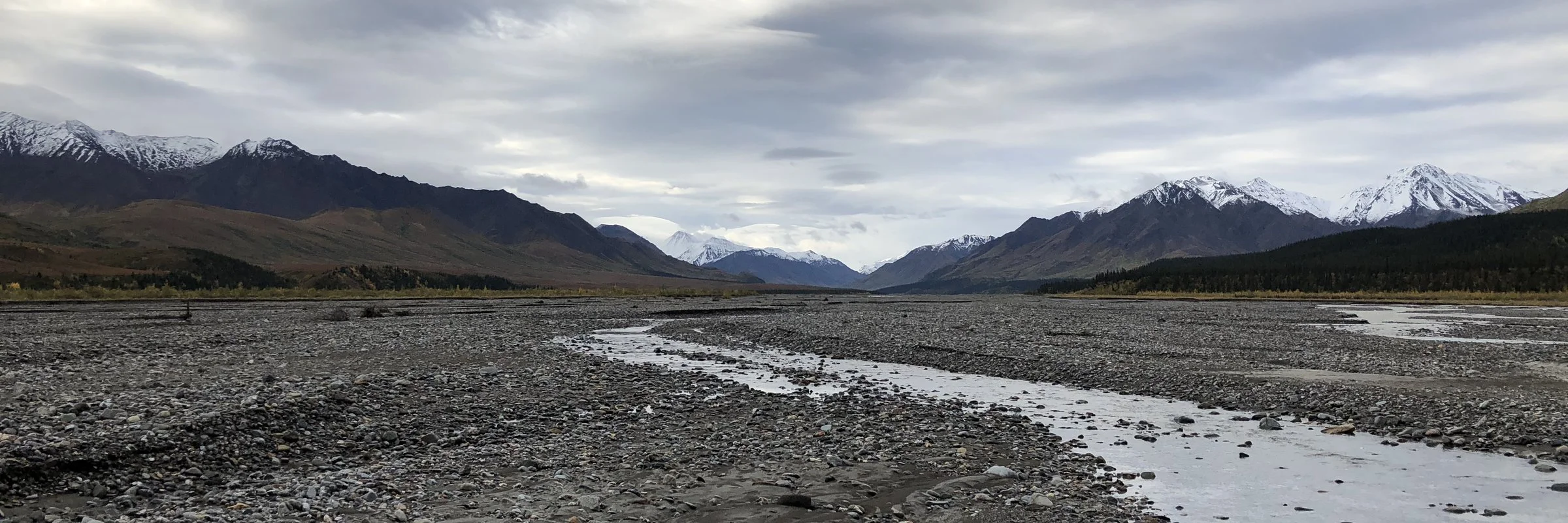 The Toklat River in Denali National Park, Alaska.