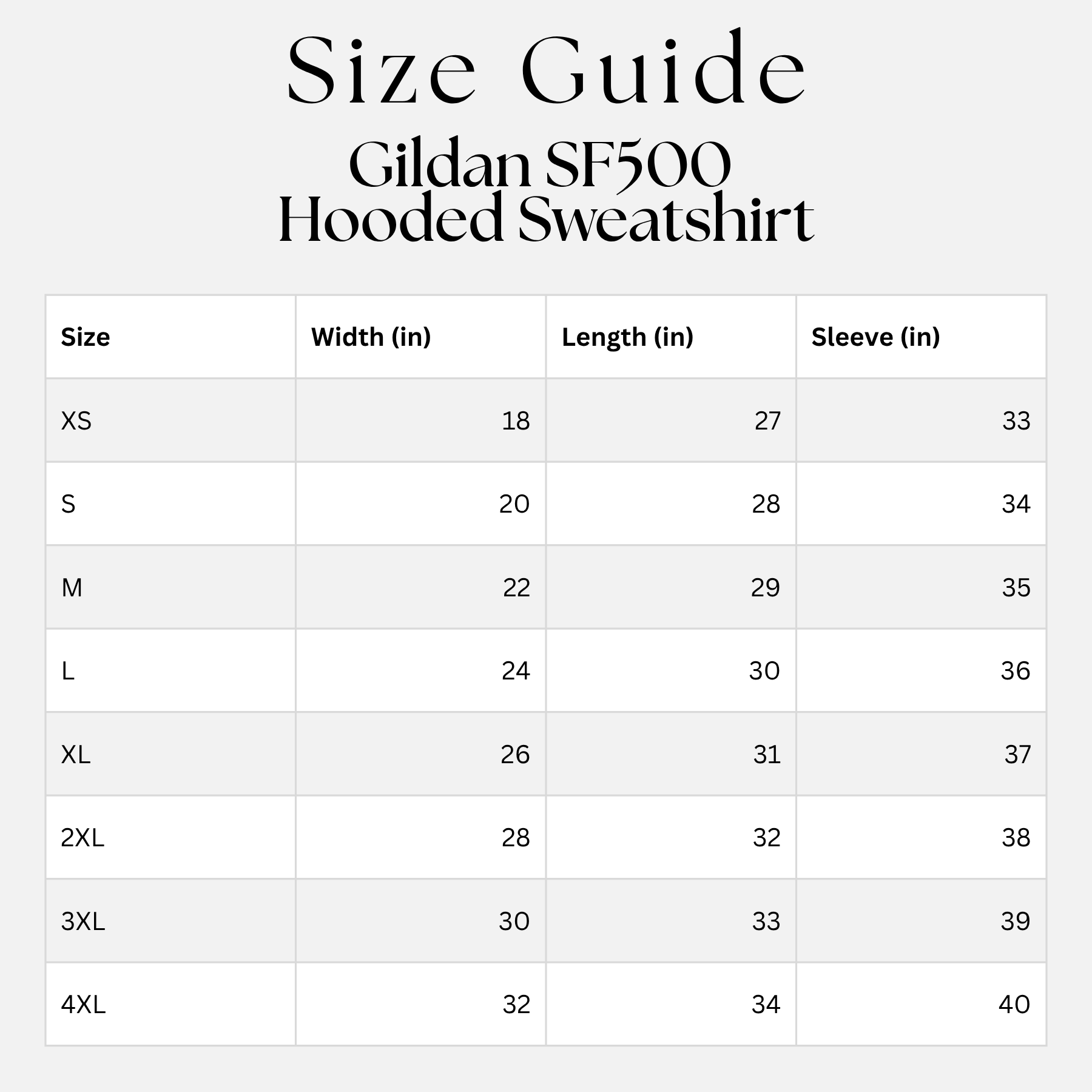 Size Guide - Gildan SF500.png
