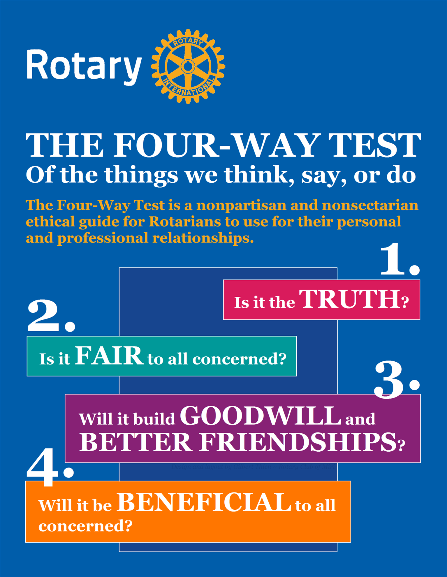 4-Way Test Speech Contest Final
