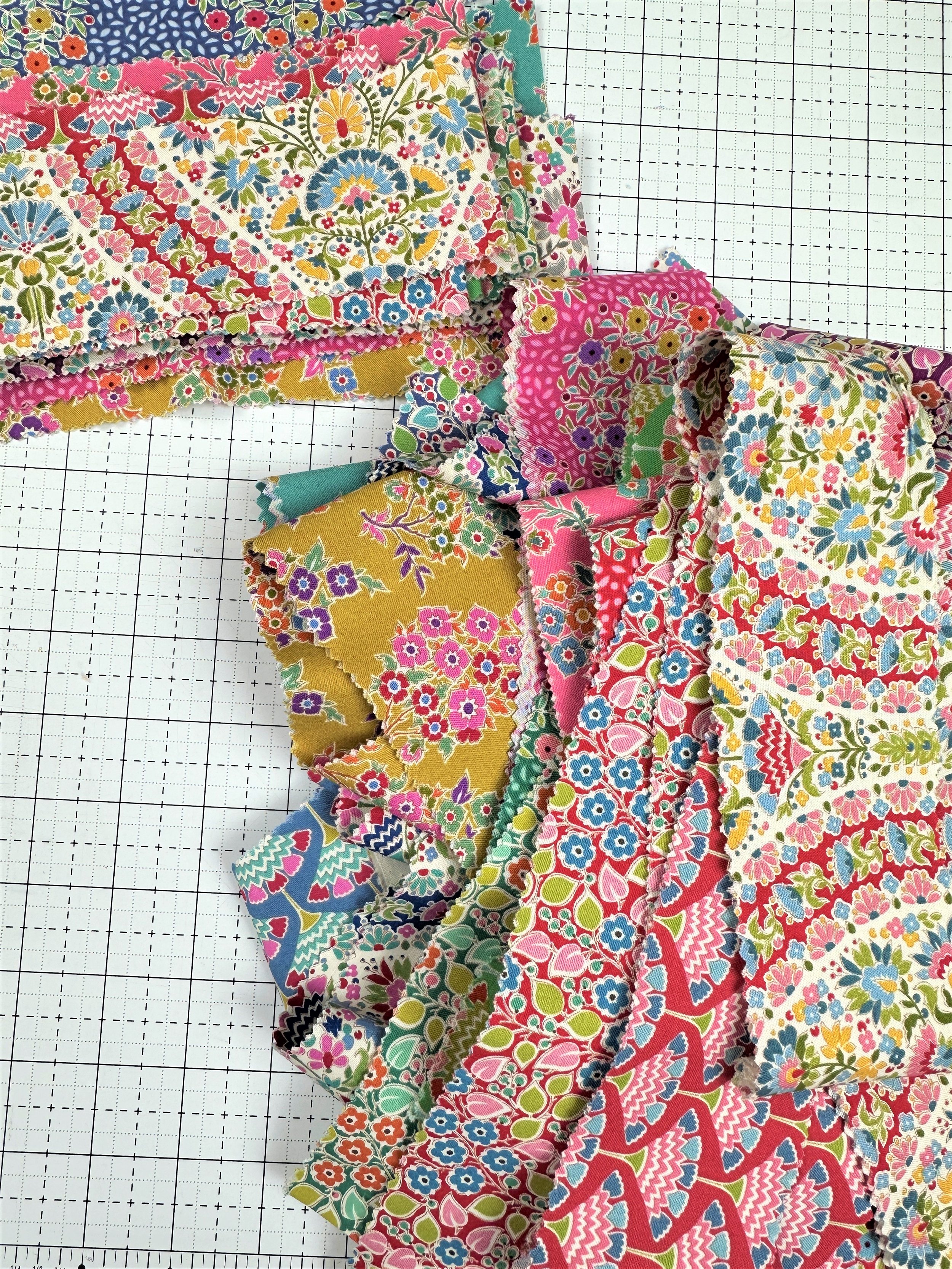 Jelly Roll Cutting Chart