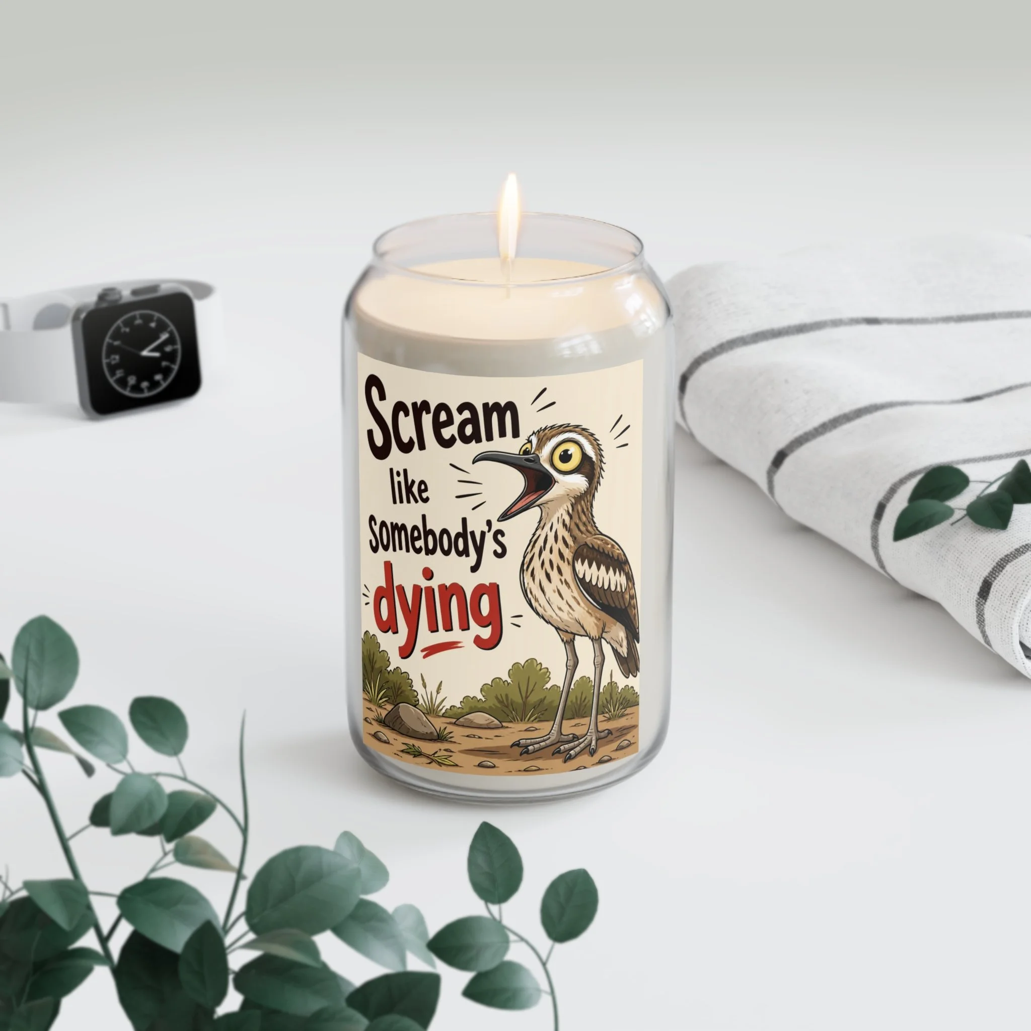 Screaming Bush Stone Curlew Scented Soy Candles, 13.75oz - Comfort Spice, Sea Breeze, Vanilla Bean