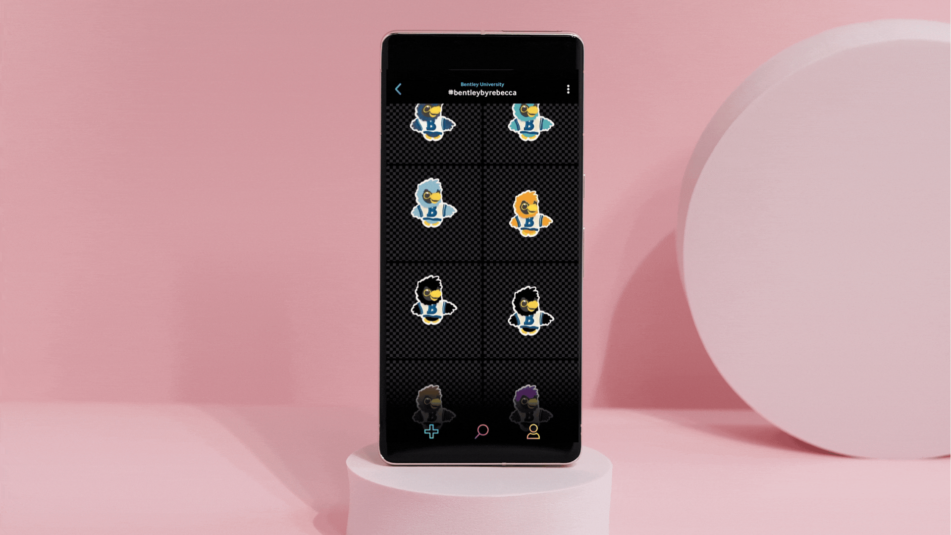BENTLEY UNIVERSITY | Designing a Custom Sticker Collection