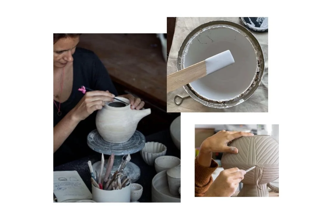 Anna Westerlund ceramic studio Lisbon handmade pottery process