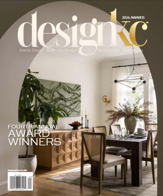 designKC 2026 Awards Issue featuring Amy Krause Design’s Masculine Mood. Maximum Function.