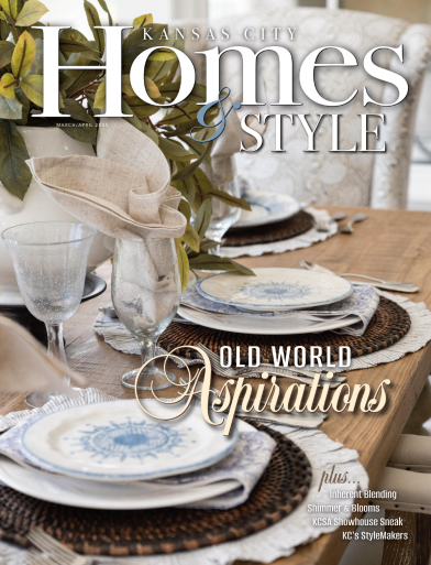 Kansas City Homes & Style ASID Award Winners 2025 issue featuring Amy Krause Design Crystal Award winner, Modern Rustic Oasis.