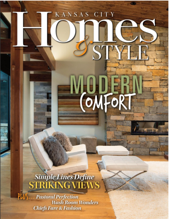 Kansas City Homes & Style 2019 ASID Award Winners issue featuring Amy Krause Design Gold, Silver, and Bronze award-winning projects.