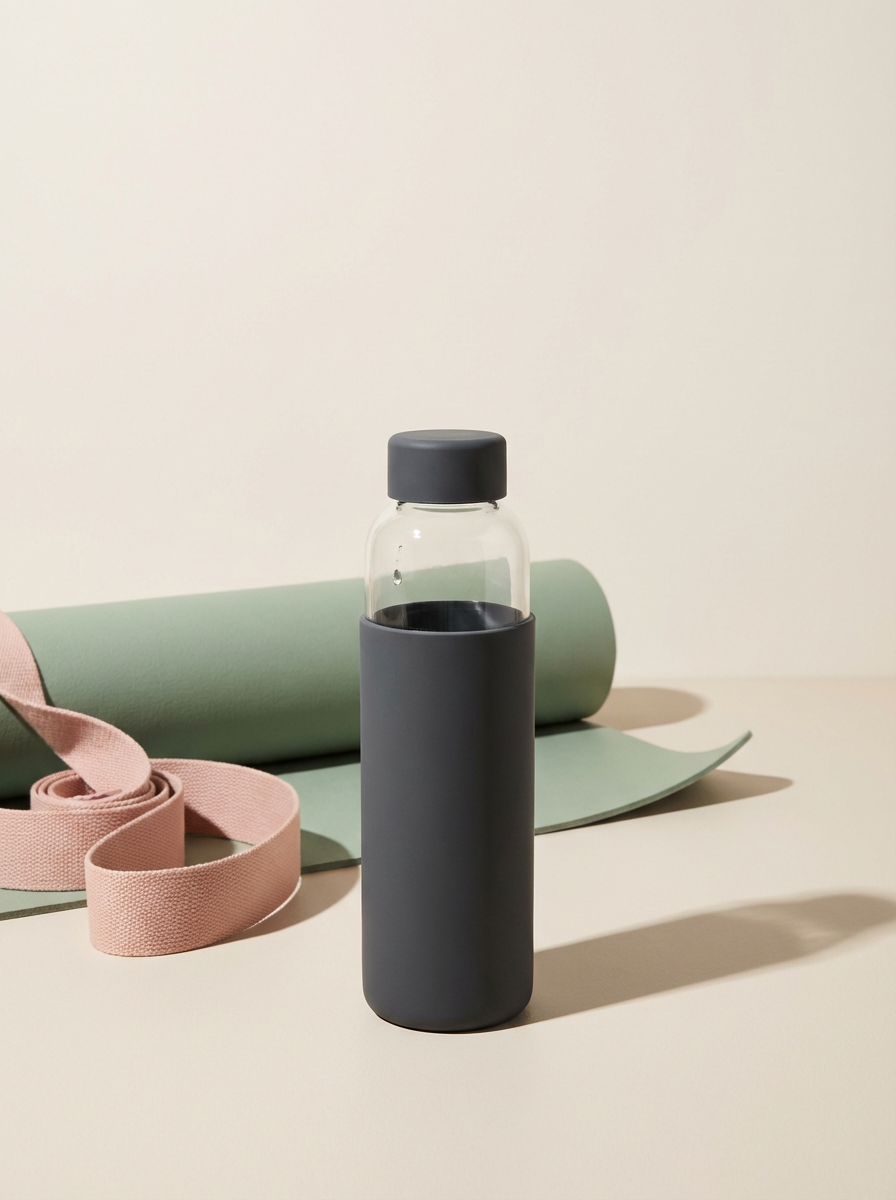 Glass Water Bottle