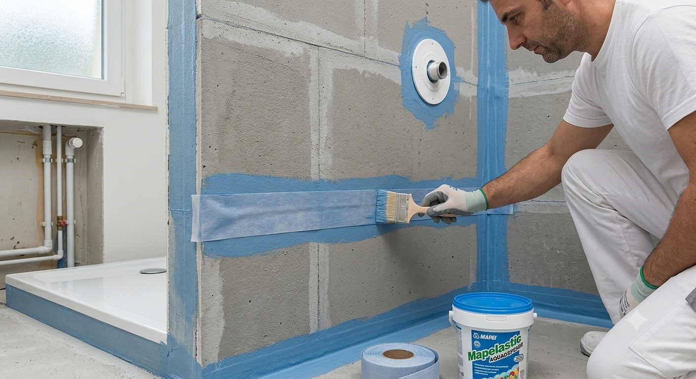 Waterproofing & Substrate Prep.
