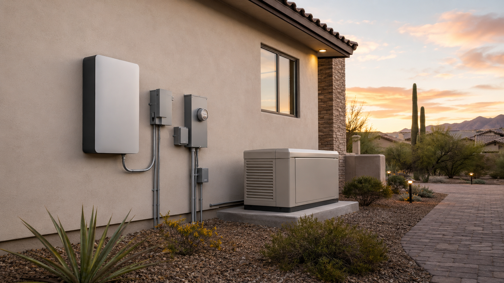 Battery Backup vs. Standby Generator: Which Is Better for an Arizona Home?
